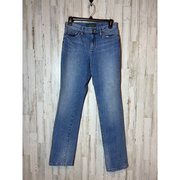 Womens LRL Lauren Ralph Lauren Jeans Straight Leg Size 2 - Picture 1 of 4